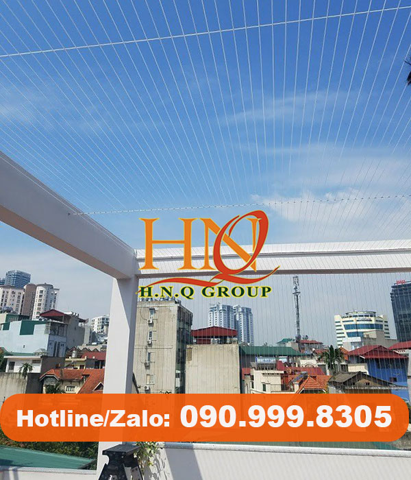 Quy trình lắp đặt lưới an toàn ban công bằng cáp thép inox